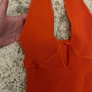 3 for $15 🩵 Orange red bodysuit